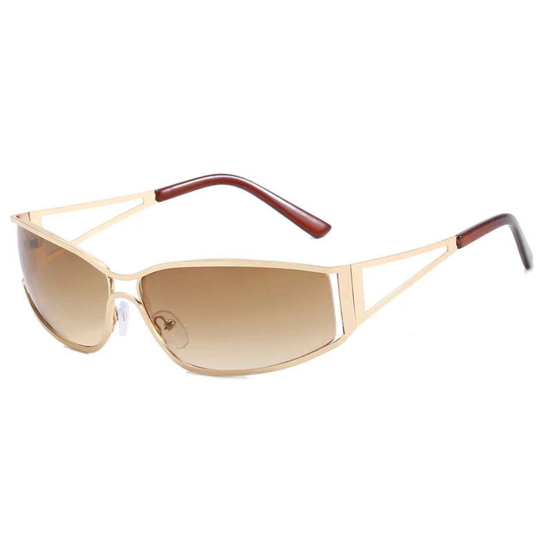 Stil Y2K 🔥 Ochelari Oversized cu Lentile Gradient – Look Modern & Îndrăzneț