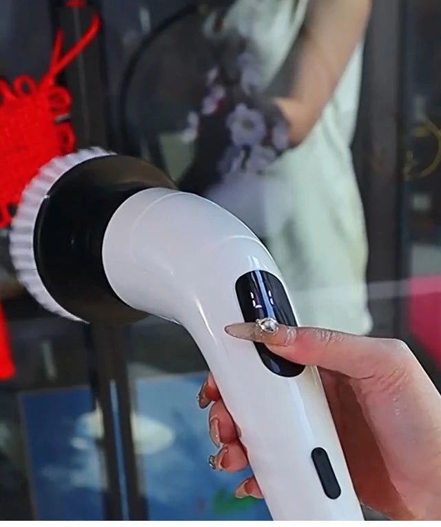 Curățenie Fără Efort 🔥 Perie Electrică Rotativă – Spală Tot în Secunde (Fără Frecat)