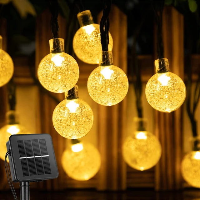 Atmosferă Magică în Grădină ✨ Instalație Solară 200 LED – Fără Curent, 100% Waterproof