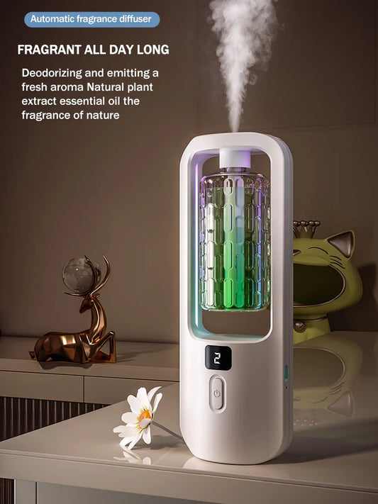 Difuzor Aromaterapie Automat – Elimină Mirosurile și Parfumează Casa cu Uleiuri Esențiale