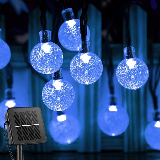 Atmosferă Magică în Grădină ✨ Instalație Solară 200 LED – Fără Curent, 100% Waterproof
