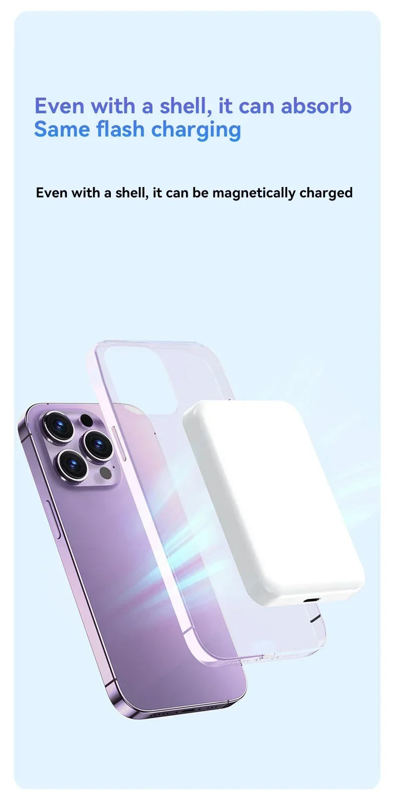 Nu Mai Rămâi Fără Baterie 🔋 Power Bank Magnetic – Încărcare Rapidă 20W, Portabil
