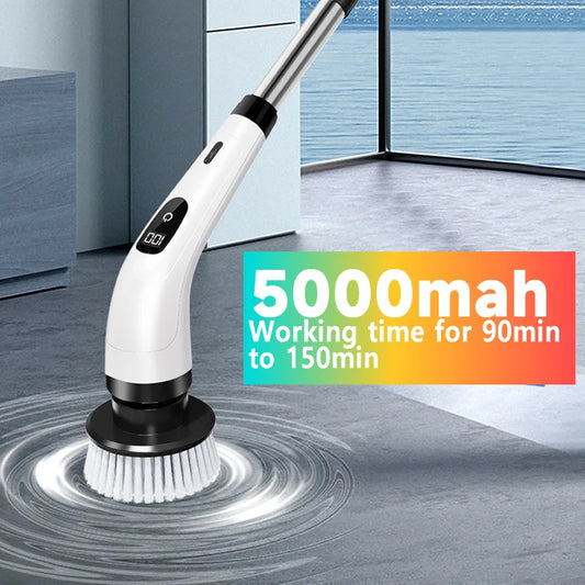 Curățenie Fără Efort 🔥 Perie Electrică Rotativă – Spală Tot în Secunde (Fără Frecat)