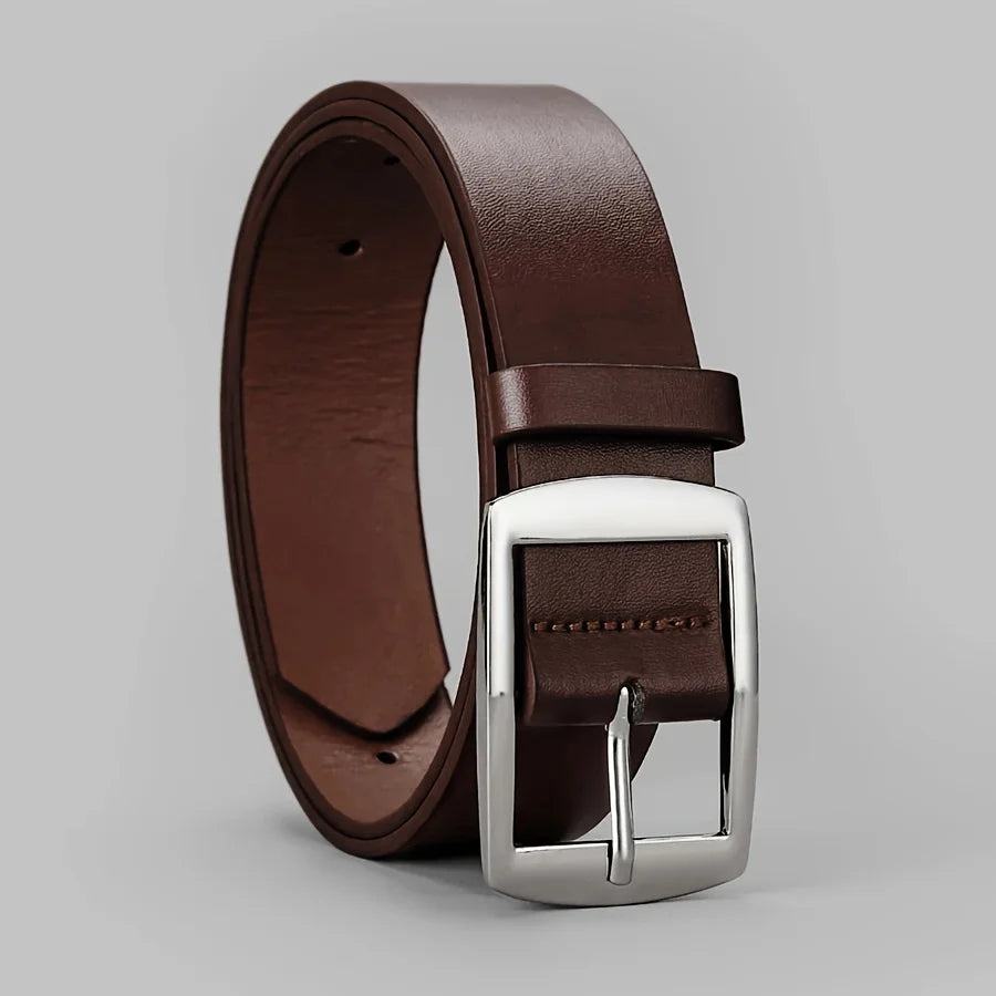 Stil Elegant 🔥 Curea pentru Bărbați cu Cataramă Metalică – Look Premium pentru Orice Ținută