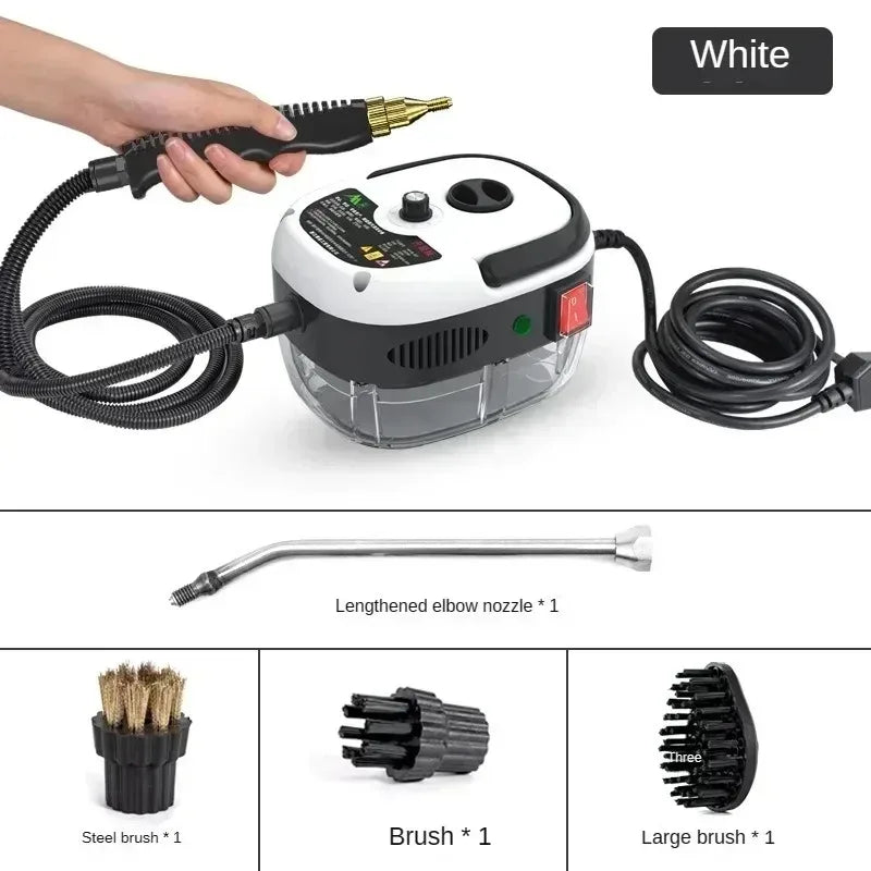 Aparat de Curățare cu Abur 2500W – Presiune Mare, Curățare Rapidă pentru Bucătărie, Baie, Mașină și Aer Condiționat