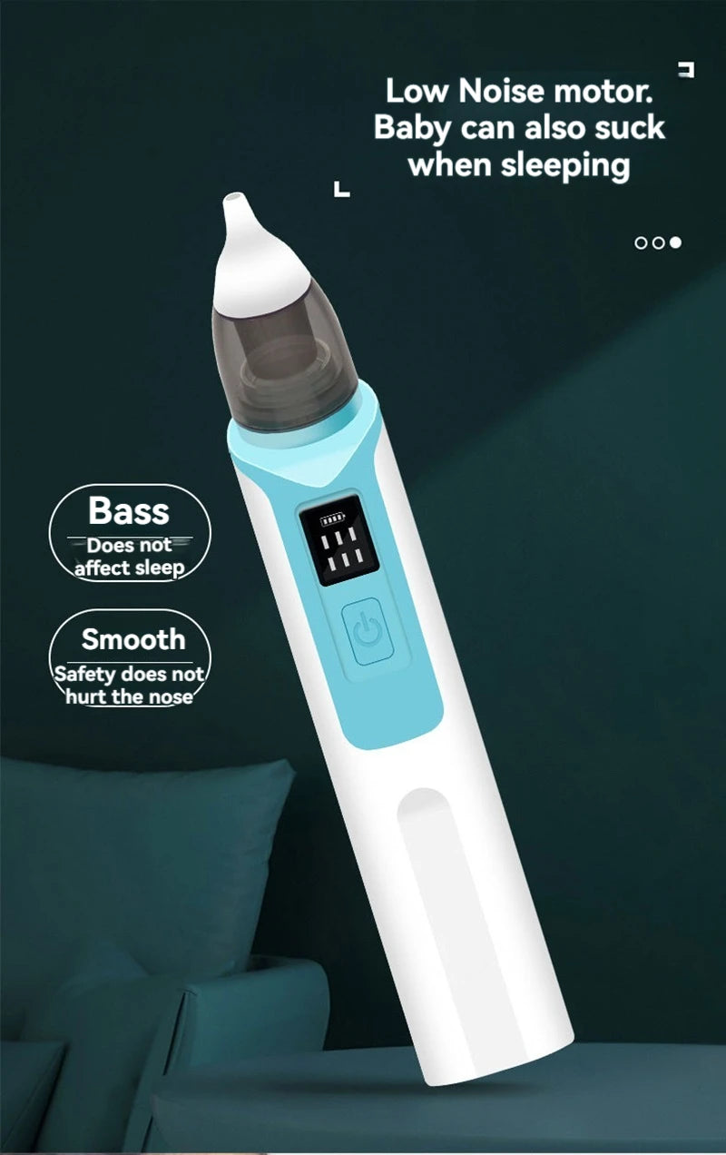Aspirator Nazal Electric pentru Bebeluși – Curățare Delicată, Reîncărcabil USB