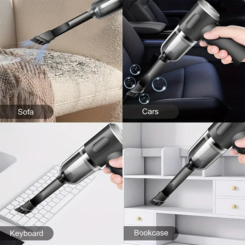 Aspirator Auto Ultra Puternic 🔥 Fără Fir, Curăță Tot în Secunde – Umed & Uscat